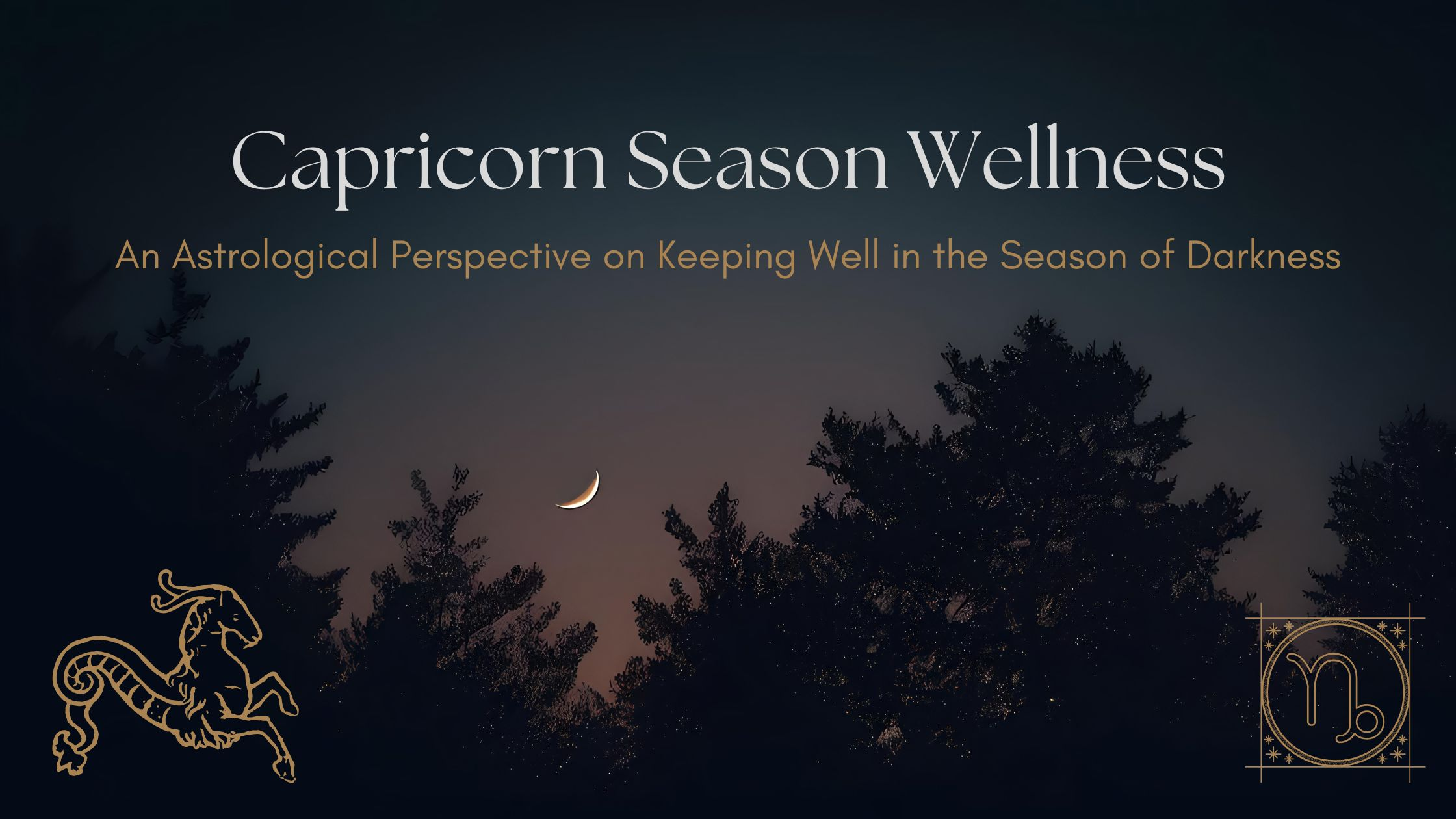 Capricorn Season Wellness: Grounding, Structure, and Deep Resilience